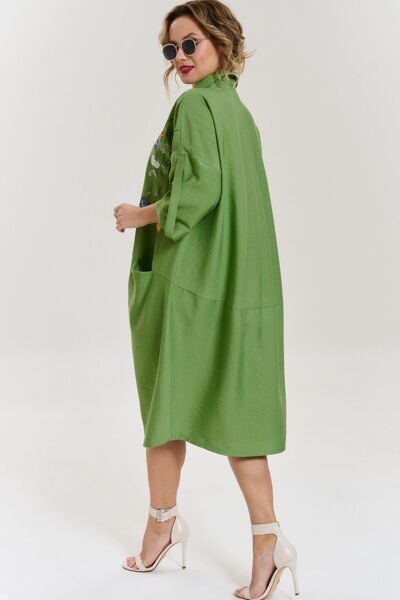Платье женское 11181 зеленый