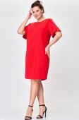 Платье женское 11216 красный
