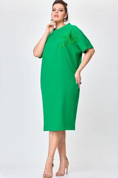 Платье женское 11223 зеленый